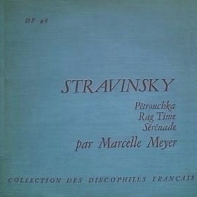 Les Discophiles Franais, DF 48, Stravinsky, 1953, Tasche, Fassung B, vorne